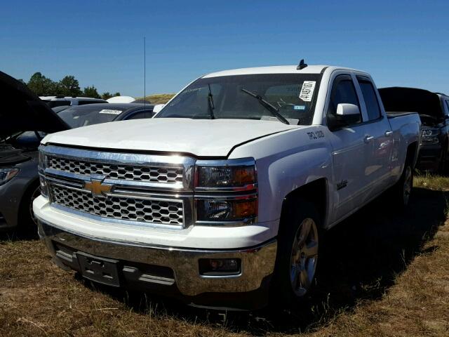 1GCRCREC4FZ247578 - 2015 CHEVROLET SILVERADO WHITE photo 2