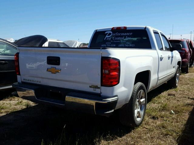 1GCRCREC4FZ247578 - 2015 CHEVROLET SILVERADO WHITE photo 4