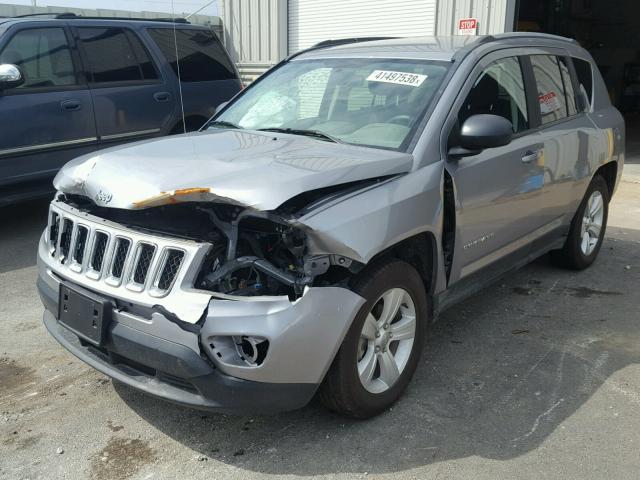 1C4NJDBB4FD416577 - 2015 JEEP COMPASS SP SILVER photo 2