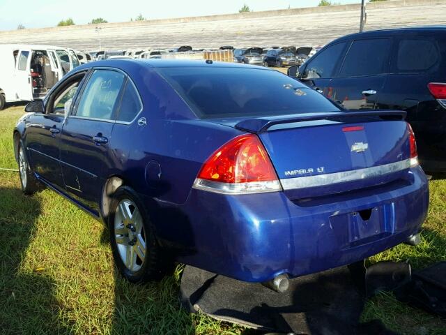 2G1WC581569404687 - 2006 CHEVROLET IMPALA BLUE photo 3