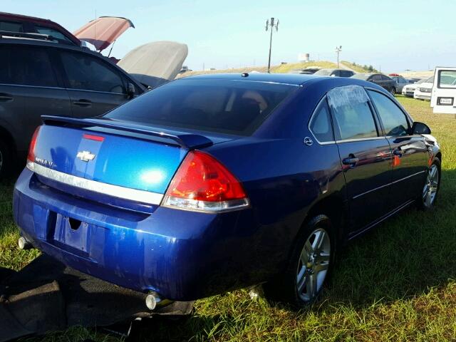 2G1WC581569404687 - 2006 CHEVROLET IMPALA BLUE photo 4