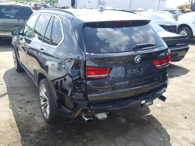 5UXKR0C50F0K68656 - 2015 BMW X5 XDRIVE3 GRAY photo 3
