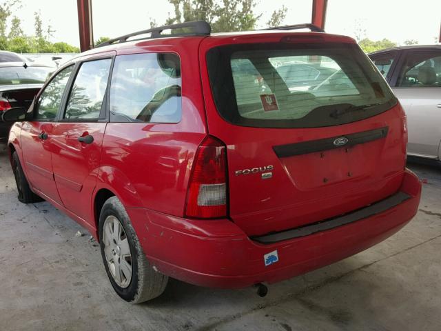 1FAHP36N06W180594 - 2006 FORD FOCUS ZXW RED photo 3