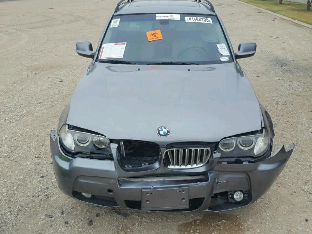 WBXPC9C46AWJ35431 - 2010 BMW X3 XDRIVE3 GRAY photo 7
