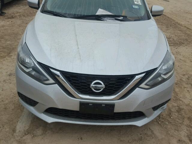 3N1AB7AP6GY296387 - 2016 NISSAN SENTRA SILVER photo 7