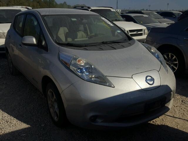 JN1AZ0CP8BT007754 - 2011 NISSAN LEAF SV SILVER photo 1