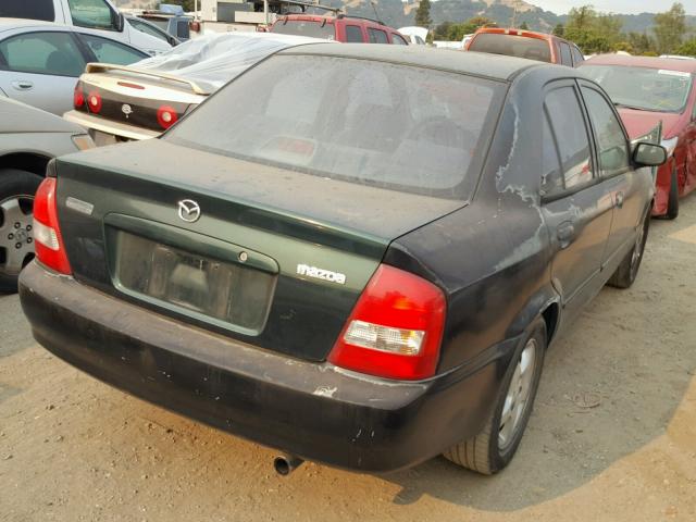 JM1BJ2216Y0197212 - 2000 MAZDA PROTEGE ES GREEN photo 4