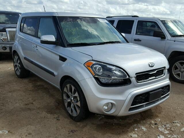 KNDJT2A68D7590598 - 2013 KIA SOUL SILVER photo 1