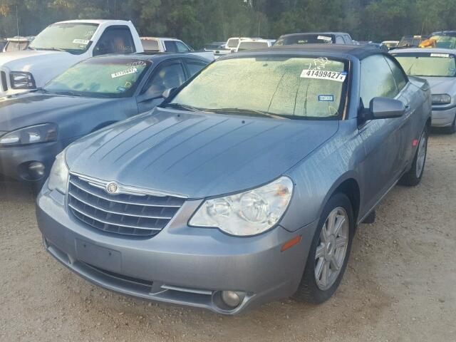 1C3LC55R38N573602 - 2008 CHRYSLER SEBRING BLUE photo 2