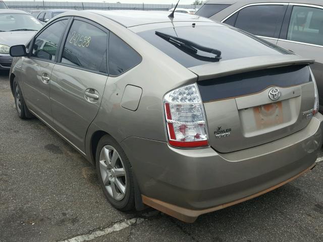 JTDKB20U797837124 - 2009 TOYOTA PRIUS GOLD photo 3