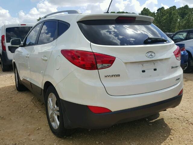 KM8JUCAC8BU148374 - 2011 HYUNDAI TUCSON GLS WHITE photo 3