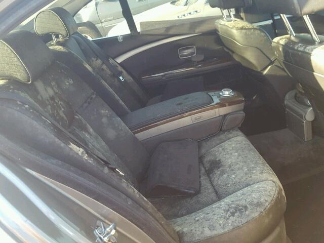 WBAHN83526DT61240 - 2006 BMW 750 GRAY photo 6