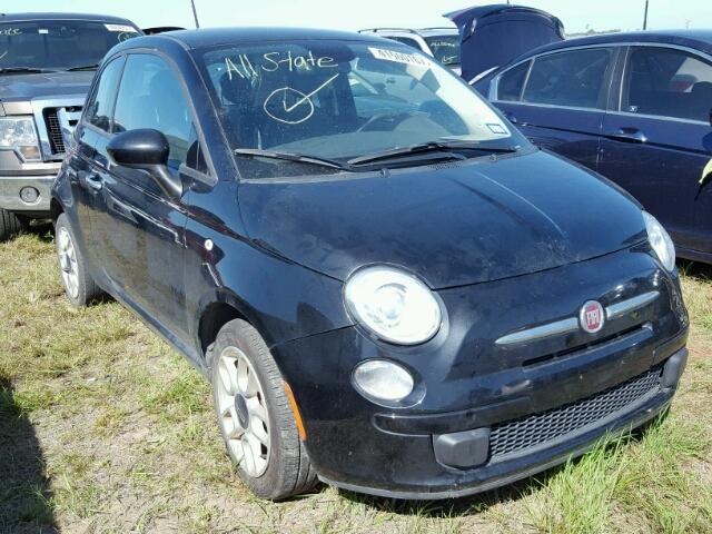 3C3CFFAR1FT623820 - 2015 FIAT 500 POP BLACK photo 1