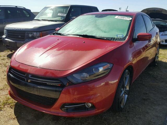 1C3CDFEB8FD307291 - 2015 DODGE DART RED photo 2