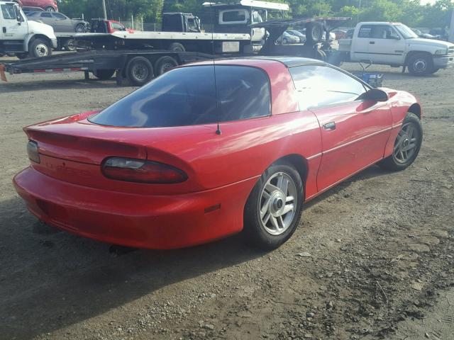 2G1FP22KXT2118181 - 1996 CHEVROLET CAMARO BAS RED photo 4