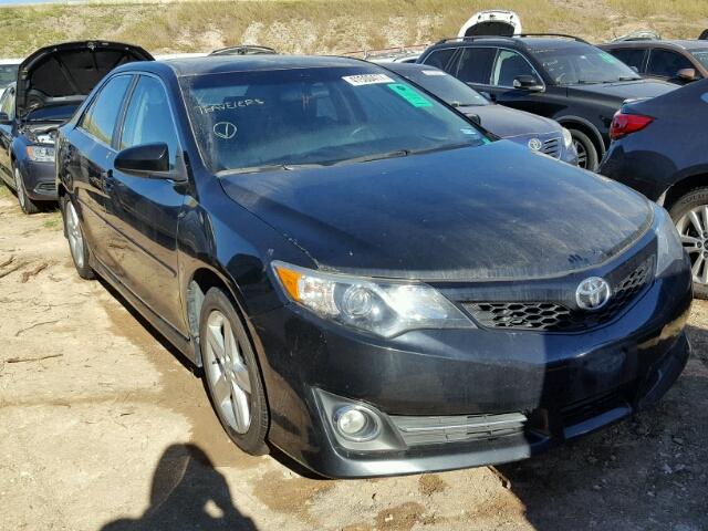 4T1BF1FK3CU015994 - 2012 TOYOTA CAMRY BASE BLACK photo 1