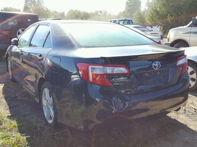4T1BF1FK3CU015994 - 2012 TOYOTA CAMRY BASE BLACK photo 3