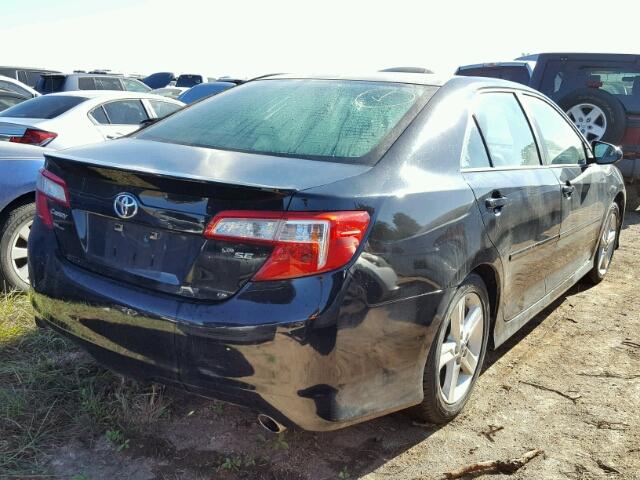 4T1BF1FK3CU015994 - 2012 TOYOTA CAMRY BASE BLACK photo 4