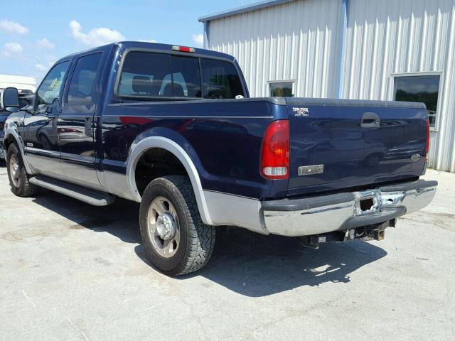 1FTWW30PX5ED04776 - 2005 FORD F350 SRW S BLUE photo 3