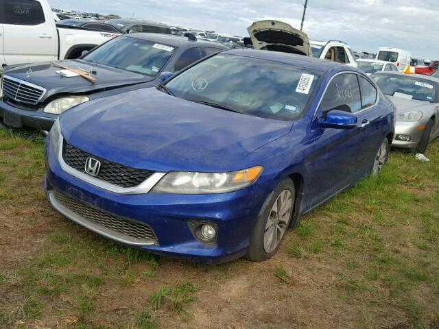 1HGCT1B87FA000837 - 2015 HONDA ACCORD BLUE photo 2