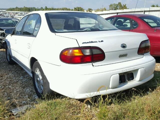 1G1NE52M0X6138027 - 1999 CHEVROLET MALIBU LS WHITE photo 3