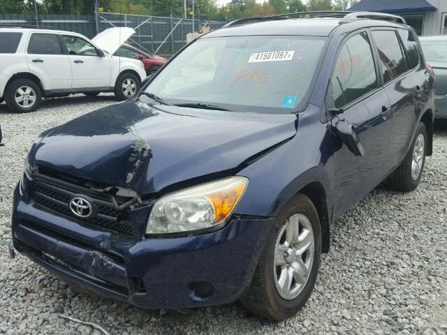 JTMBD33VX76050028 - 2007 TOYOTA RAV4 BLUE photo 2