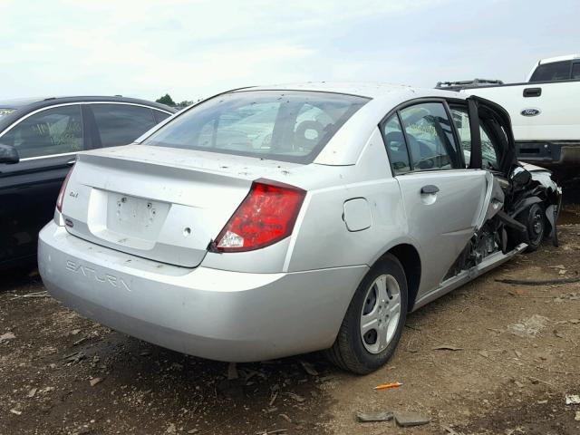 1G8AF52F34Z210816 - 2004 SATURN ION LEVEL SILVER photo 4