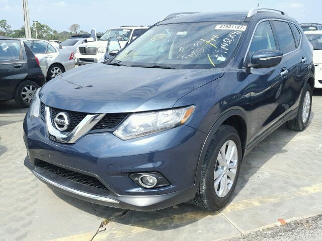 5N1AT2ML5FC921998 - 2015 NISSAN ROGUE BLACK photo 2