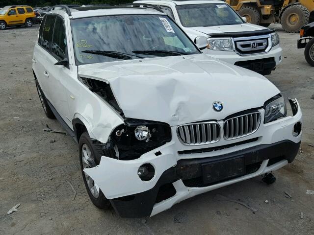 WBXPC9C44AWJ33998 - 2010 BMW X3 XDRIVE3 WHITE photo 1