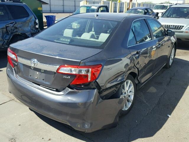 4T4BF1FK0DR290973 - 2013 TOYOTA CAMRY L CHARCOAL photo 4