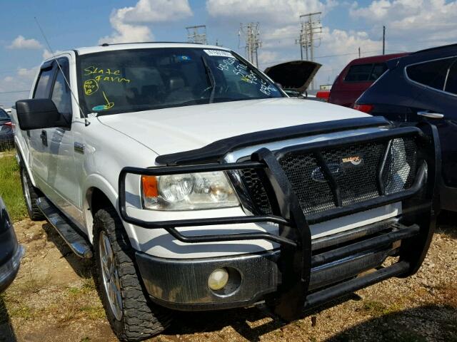 1FTPW14V88FA32521 - 2008 FORD F150 WHITE photo 1