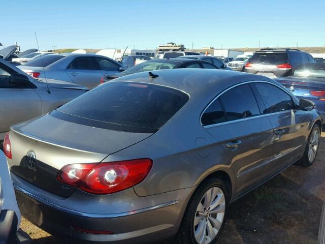 WVWMN7AN1CE516946 - 2012 VOLKSWAGEN CC BEIGE photo 4