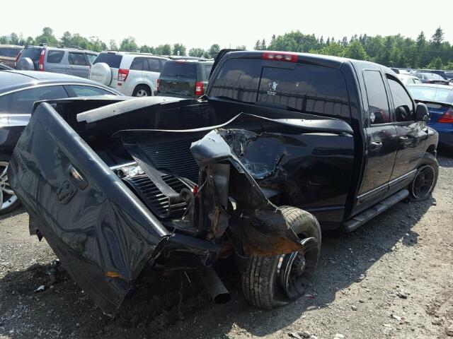 3D7KR28C05G839101 - 2005 DODGE RAM 2500 S BLACK photo 4