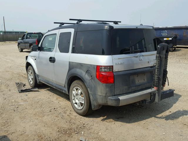 5J6YH28318L003533 - 2008 HONDA ELEMENT LX SILVER photo 3