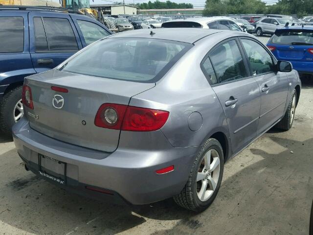 JM1BK32F151265422 - 2005 MAZDA 3 GRAY photo 4