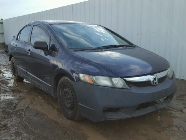 2HGFA16399H515412 - 2009 HONDA CIVIC VP BLUE photo 1