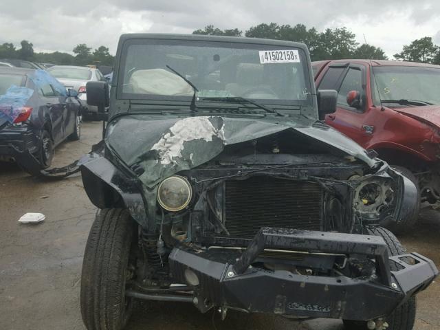 1J4AA2D16AL151497 - 2010 JEEP WRANGLER S GREEN photo 9