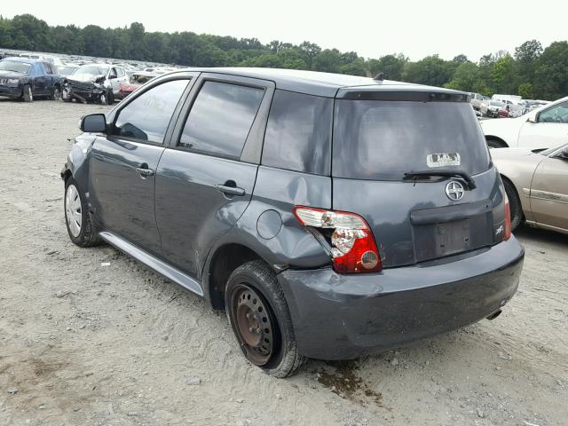 JTKKT624460159513 - 2006 TOYOTA SCION XA ნაცრისფერი ფოტო 3