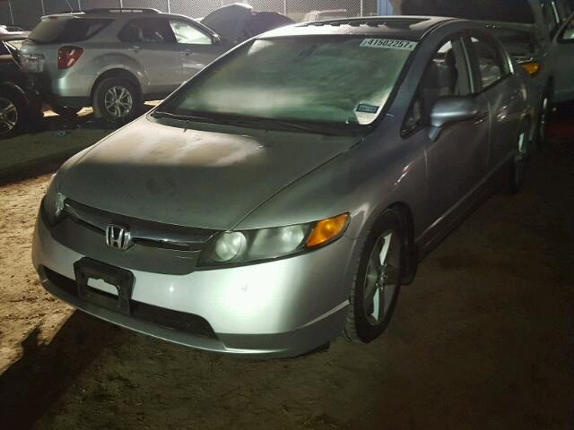 1HGFA16868L093306 - 2008 HONDA CIVIC SILVER photo 2