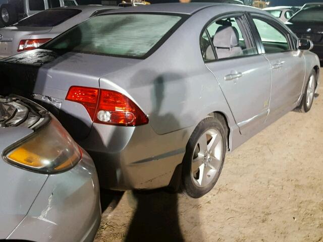 1HGFA16868L093306 - 2008 HONDA CIVIC SILVER photo 4