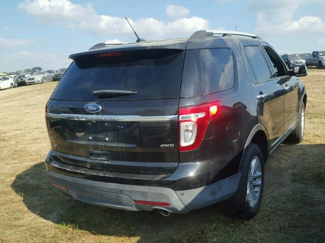 1FMHK8D83BGA12743 - 2011 FORD EXPLORER X BLACK photo 4