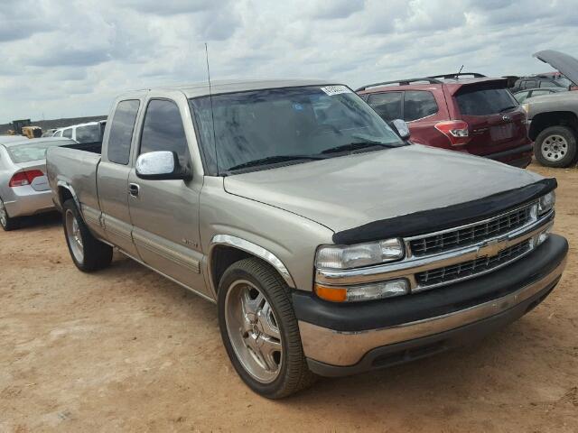 2GCEC19T121380330 - 2002 CHEVROLET SILVERADO BEIGE photo 1