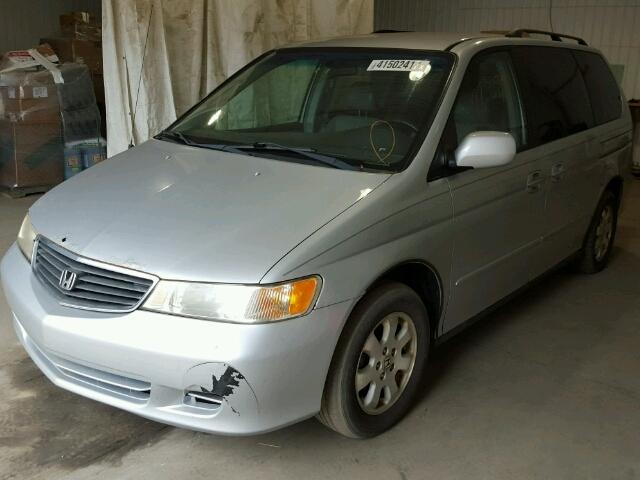 5FNRL18092B048626 - 2002 HONDA ODYSSEY EX GRAY photo 2