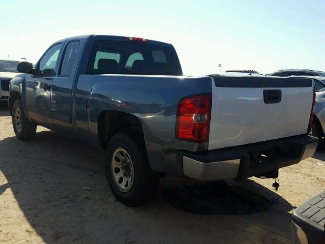 1GCRCSEA1BZ269148 - 2011 CHEVROLET SILVERADO BLUE photo 3