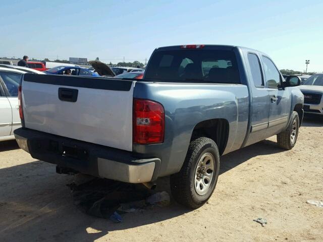 1GCRCSEA1BZ269148 - 2011 CHEVROLET SILVERADO BLUE photo 4