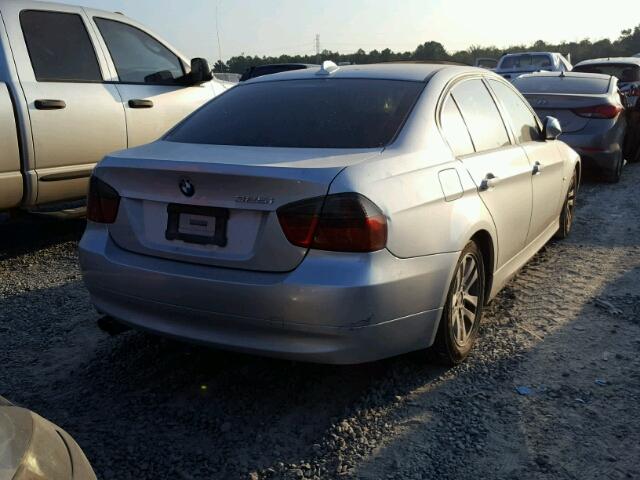 WBAVB13546PT10629 - 2006 BMW 325 I SILVER photo 4