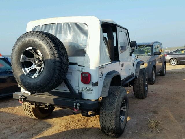 1J4FY29S6PP243326 - 1993 JEEP WRANGLER / WHITE photo 4