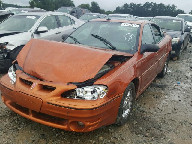 1G2NW52E14C127245 - 2004 PONTIAC GRAND AM G ORANGE photo 2