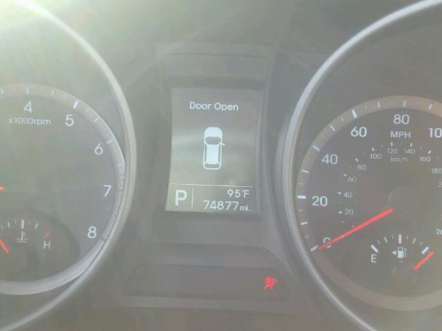 5XYZU3LB5DG059829 - 2013 HYUNDAI SANTA FE S GRAY photo 8