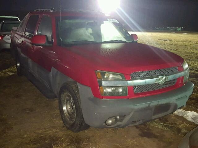 3GNEC13T72G126774 - 2002 CHEVROLET AVALANCHE RED photo 1